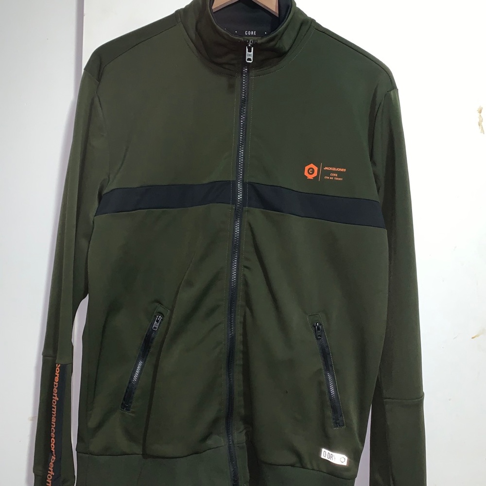 Olive Green Zip Up